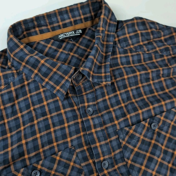 Arc'teryx Other - Arc'teryx Shirt Mens 2XL Multicolor Plaid Short Sleeve Wool Cotton Button Up